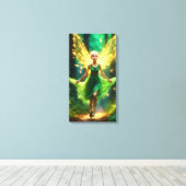 Trixie the Pixie キャンバスプリント (インサイチュ (ウッドフロア))