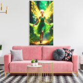 Trixie the Pixie キャンバスプリント (インサイチュ (リビング))