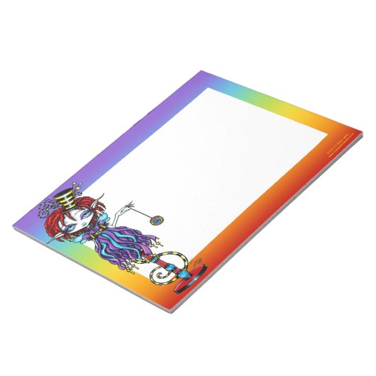 Trixy Pixie Stick Sideshow Circus BIG Notepad ノートパッド (アングル)