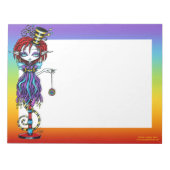 Trixy Pixie Stick Sideshow Circus BIG Notepad ノートパッド (正面)