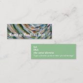 TRJのファインアートのテンプレート スキニー名刺 (正面/裏面)