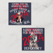 Trmp Ex Navy Elephant Seal Cage Fighting エンクロージャーカード (正面/裏面)