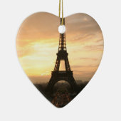 Trocaderoからの日の出のエッフェル塔 セラミックオーナメント (右)