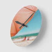 Trocadero Playa - Marbella - Spain ラウンド壁時計 (傾斜)