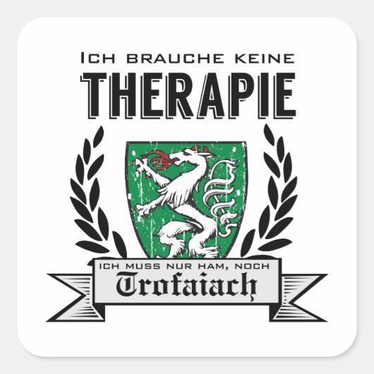 Trofaiach meine Steiermark Österreich Therapie スクエアシール (正面)