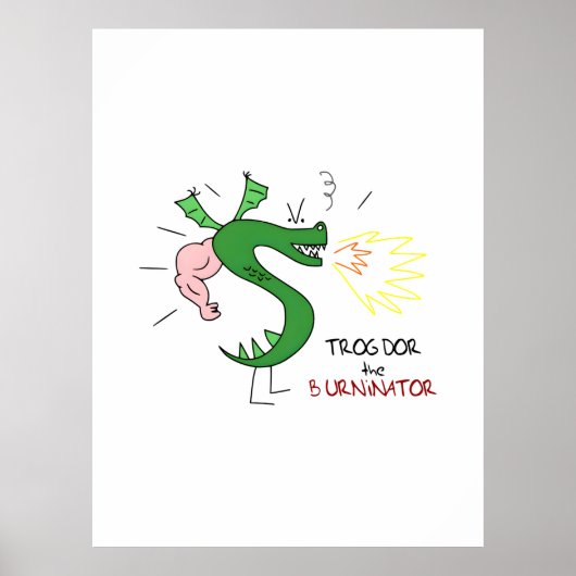 Trogdor The Burninator ポスター (正面)