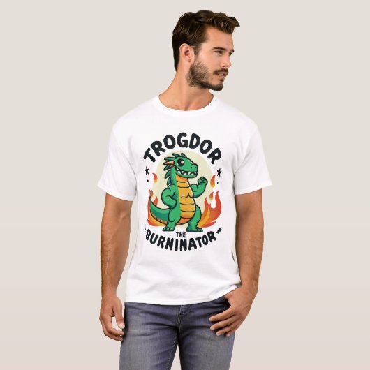 Trogdor The Burninator - The Baby Tシャツ (正面フル)