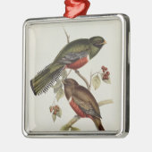 Trogon Collaris メタルオーナメント (左)