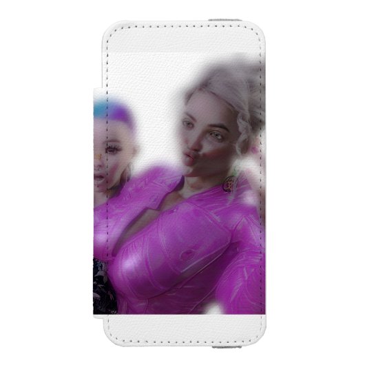 Trois Drôles de Dames Incipio iPhoneウォレットケース (フォリオ 正面)