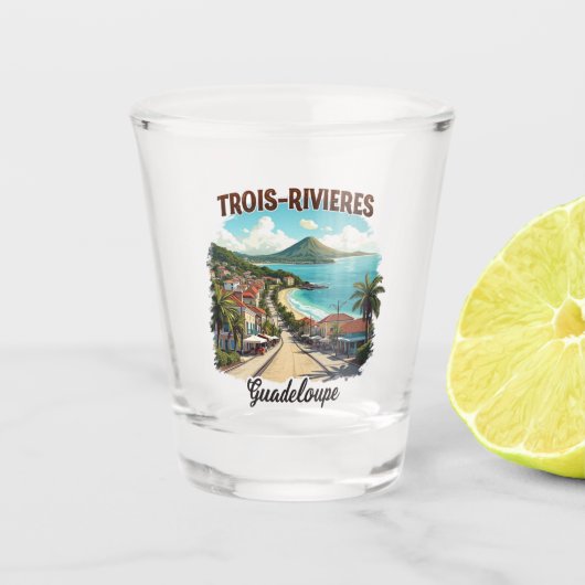 TROIS-RIVIERES GUADELOUPE ショットグラス (正面)