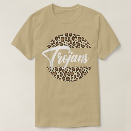 Trojans High School Mascot Sports Team Womens Troj Tシャツ (デザイン正面)