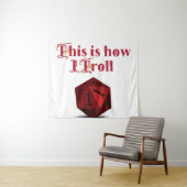Trollの方法 – 重要なヒットRPGサイコロ タペストリー (インサイチュ(横))