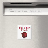 Trollの方法 – 重要なヒットRPGサイコロ マグネット (インサイチュ (食洗機))