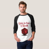 Trollの方法 – 重要なヒットRPGサイコロ Tシャツ (正面フル)