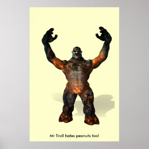 Troll氏はピーナツを憎みますも! ポスター