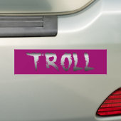 Troll バンパーステッカー (車上)