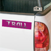 Troll バンパーステッカー (トラック上)