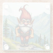 Troll Hiking in Norway, Glass Coaster ガラスコースター (裏面)