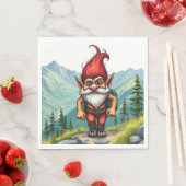 Troll Hiking in Norway, Napkins スタンダードランチョンナプキン (インサイチュ)