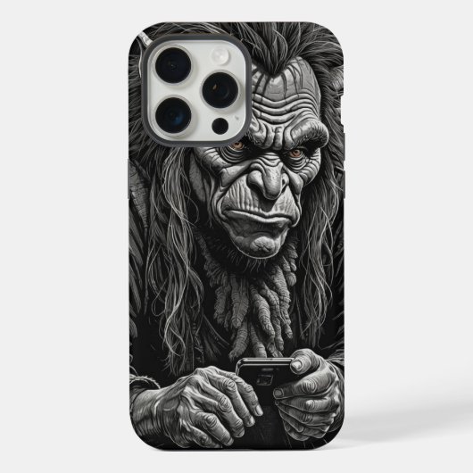 Troll iPhoneケース iPhone 15 Pro Maxケース (裏面)