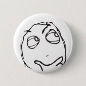 Troll Le Meミーム考え編集可能な色を選択 缶バッジ (正面)