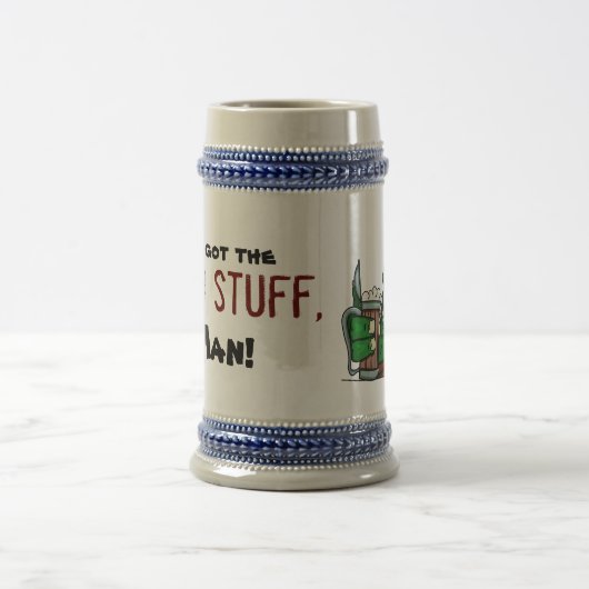 Troll "Me got the good stuff, man!" ビールジョッキ (中央)