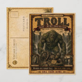Troll, Vintage Circus Monster ポストカード (正面/裏面)