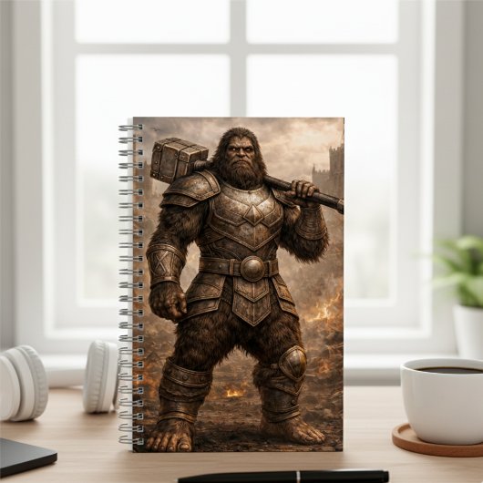 Troll Warrior Notebook – Fantasy Art Journal ノートブック