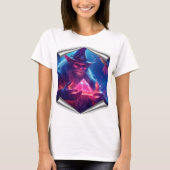 Troll With Glowing Glass Pyramid And Hummingbirds Tシャツ (正面)