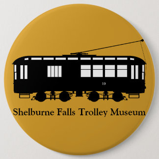 Trolley#10, Shelburne秋Trolley Museum 缶バッジ