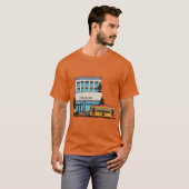 Trolley Passing Through Channelside in Tampa Activ Tシャツ (正面フル)