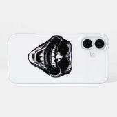 trollface iPhone 16ケース (裏面横)