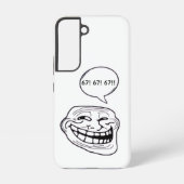 Trollface Phone Case Samsung Galaxyケース (裏面)