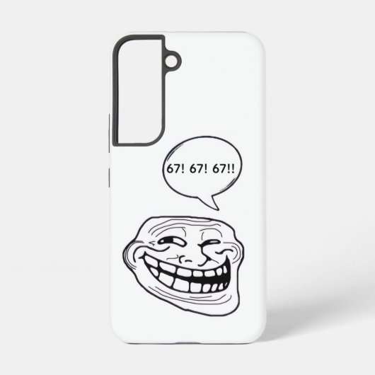 Trollface Phone Case Samsung Galaxyケース (裏面)