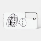 Trollface Phone Case Samsung Galaxyケース (裏面横)