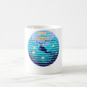 Trolling For Lake Trout Marking Monsters コーヒーマグカップ (中央)