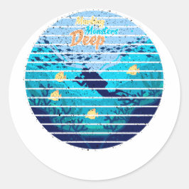 Trolling For Lake Trout Marking Monsters ラウンドシール