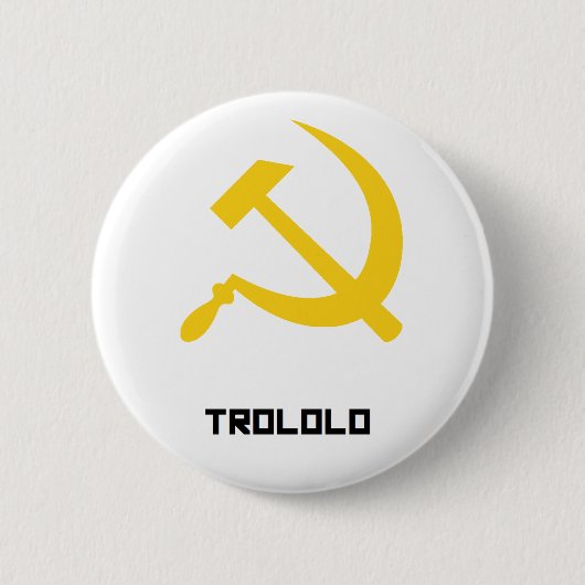 TROLOLOの人 缶バッジ (正面)