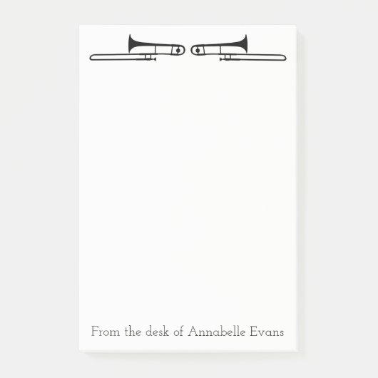 Tromboneの個人用設定 ポストイット (正面)