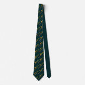 Trombone Green Neck Tie ネクタイ (正面)