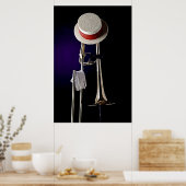 Trombone Jazz Poster ポスター (キッチン)
