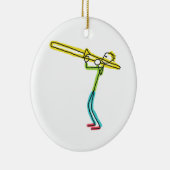 Trombone Stickman セラミックオーナメント (右)
