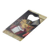 Trompe - l ' oeilの静物画1665年 クレジットカード栓抜き (裏面アングル)