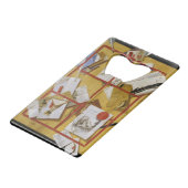 Trompe - l ' oeil クレジットカード栓抜き (正面アングル)