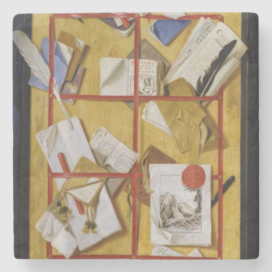 Trompe - l ' oeil ストーンコースター (正面)