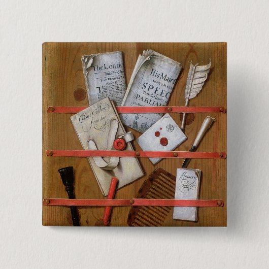 Trompe - l ' oeil 1702年 缶バッジ (正面)