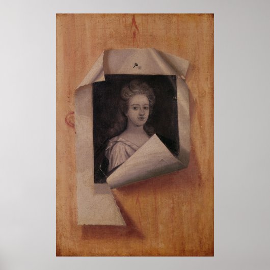 Trompe l'Oeil Portrait of a Lady ポスター (正面)
