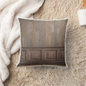 Trompe-l'oeil Wainscoting Architectural Panel Illu クッション (ブランケット)