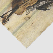 Trompe l'oeil with Violin, Music Book and Recorder 薄葉紙 (詳細)