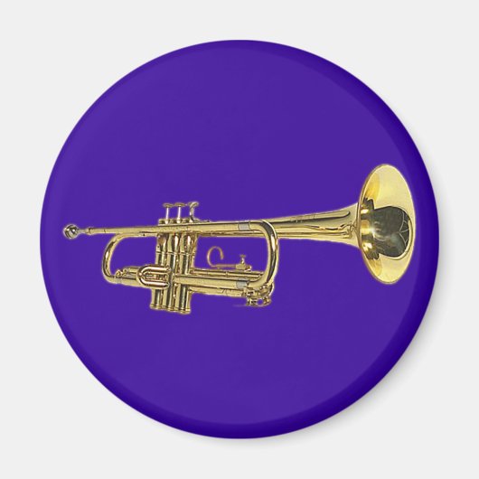 Trompete trumpet マグネット (正面)